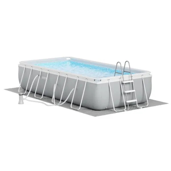 INTEX Prism Frame Rectangular Pool (4.88 x 2.44 x 1m)