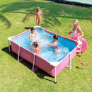 INTEX Pink Rectangular Frame Pool (2.2m x 1.5m x 60cm)