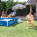 INTEX Square Frame Pet Pool Set with Filter Pump