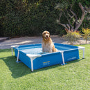INTEX Square Frame Pet Pool Set with Filter Pump