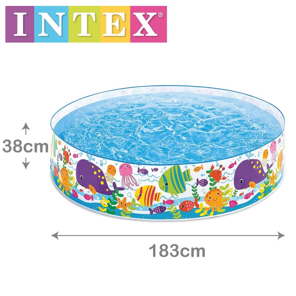Intex Ocean Play Snapset Pool (1.83m x 38cm) | Agape Babies Singapore