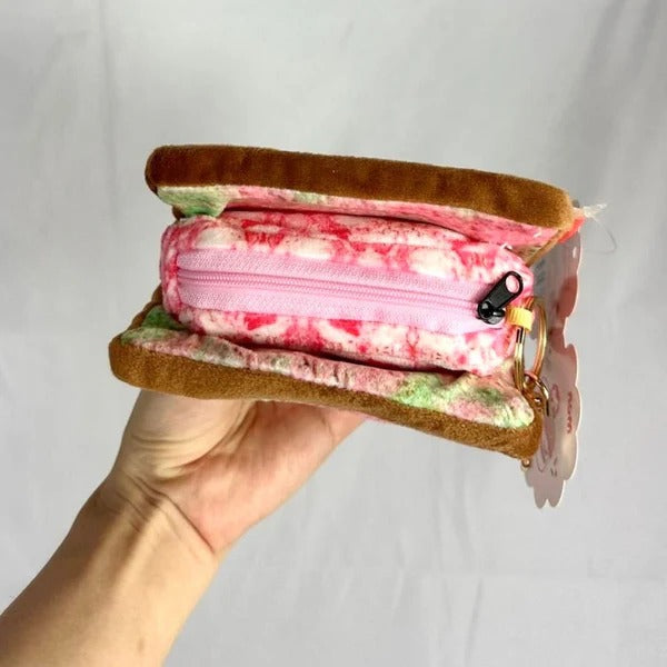 [2 Pack] Nom Ice Cream Sandwich Keypouch