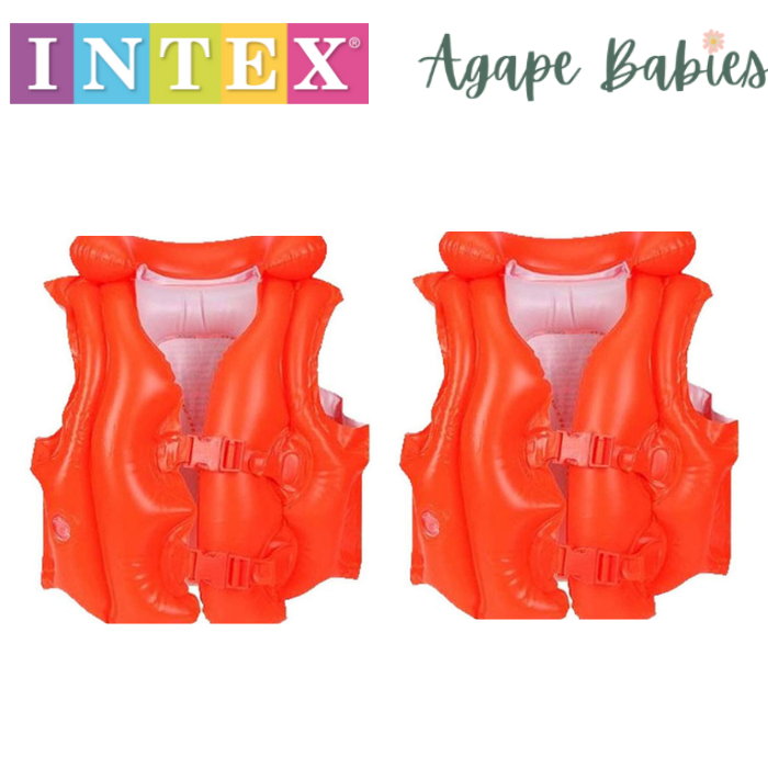 [Bundle Of 2] Intex Deluxe Swim Vest with Collar (Ages 3-6)