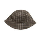 Jamie Kay Organic Cotton Bucket Hat - Variegated Grid Tarmac