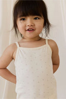 Jamie Kay Organic Cotton Jolie Singlet Pyjama Set - Ditsy Cherries