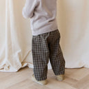 Jamie Kay Organic Cotton Kingston Pant - Variegated Grid Tarmac