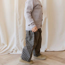 Jamie Kay Organic Cotton Kingston Pant - Variegated Grid Tarmac