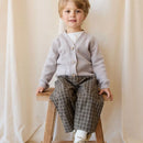 Jamie Kay Organic Cotton Kingston Pant - Variegated Grid Tarmac