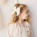 [2-Pack] Jamie Kay Organic Cotton Muslin Bow - Pauline Chamomile
