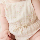 Jamie Kay Organic Cotton Muslin Luciana Playsuit - Emelia Pink