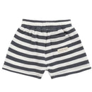 Jamie Kay Organic Cotton Waffle Leith Short - Oliver Stripe Atlantic/Cloud