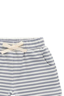Jamie Kay Pima Cotton Wesley Short - Narrow Stripe Dawn/Cloud