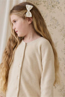 [2-Pack] Jamie Kay Organic Cotton Desiree Bow - Justine Parchment