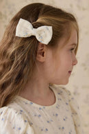 [2-Pack] Jamie Kay Organic Cotton Desiree Bow - Molly Blue