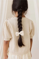 [2-Pack] Jamie Kay Organic Cotton Desiree Bow - Willow Rose