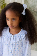[2-Pack] Jamie Kay Organic Cotton Desiree Bow - Mon Amour Stripe Indigo