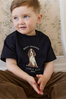 Jamie Kay Organic Cotton Bjorn Tee - Dark Navy Best Friends