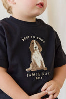 Jamie Kay Organic Cotton Bjorn Tee - Dark Navy Best Friends
