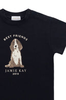 Jamie Kay Organic Cotton Bjorn Tee - Dark Navy Best Friends