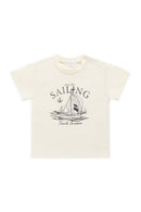 Jamie Kay Organic Cotton Bjorn Tee - French Riviera Eclipse