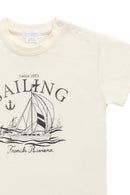 Jamie Kay Organic Cotton Bjorn Tee - French Riviera Eclipse