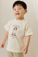 Jamie Kay Organic Cotton Bjorn Tee - Parchment Best Friends