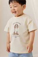 Jamie Kay Organic Cotton Bjorn Tee - Parchment Best Friends