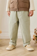 Jamie Kay Ali Linen/Cotton Pant - Lichen