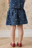 Jamie Kay Etta Skirt - Josie Floral Denim