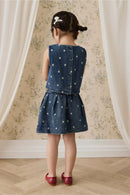 Jamie Kay Etta Top - Josie Floral Denim