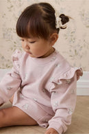 Jamie Kay Organic Cotton Etta Short - Bow Kitties Mauve