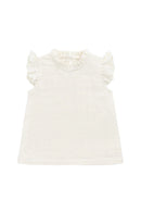 Jamie Kay Organic Cotton Muslin EdithTop - Parchment