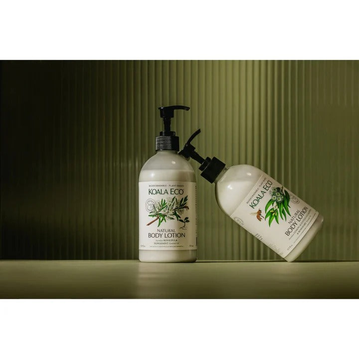 Koala Eco Natural Hand & Body Lotion Lemon Scented Eucalyptus & Rosemary Essential Oil - 500ml