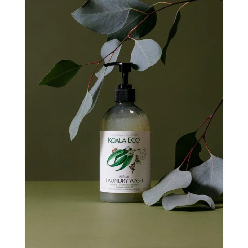 Koala Eco Natural Laundry Wash Lemon Scented Eucalyptus & Rosemary Essential Oil - 500ml