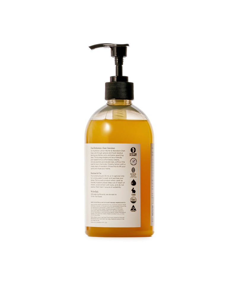 Koala Eco Natural Dish Soap Lemon Myrtle & Mandarin Essential Oil - 500ml