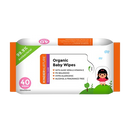 KinderNurture Organic Baby Wipes, 40 wipes (Pack Of 5) Exp: 03/27