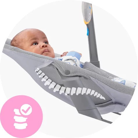 Kinderkraft Calmee Bouncer - Grey