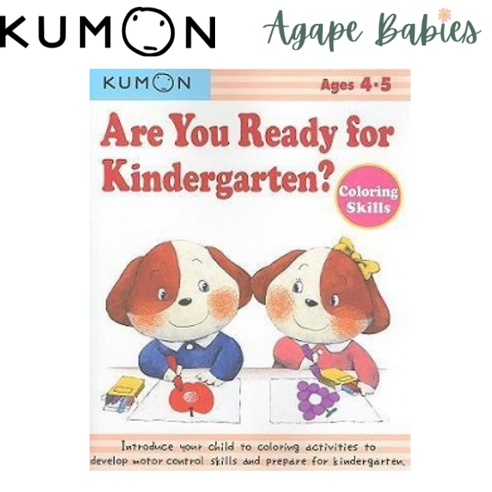 Kumon Are You Ready For Kindergarten? Colouring Skills