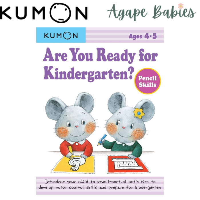 Kumon Are You Ready For Kindergarten? Pencil Skills