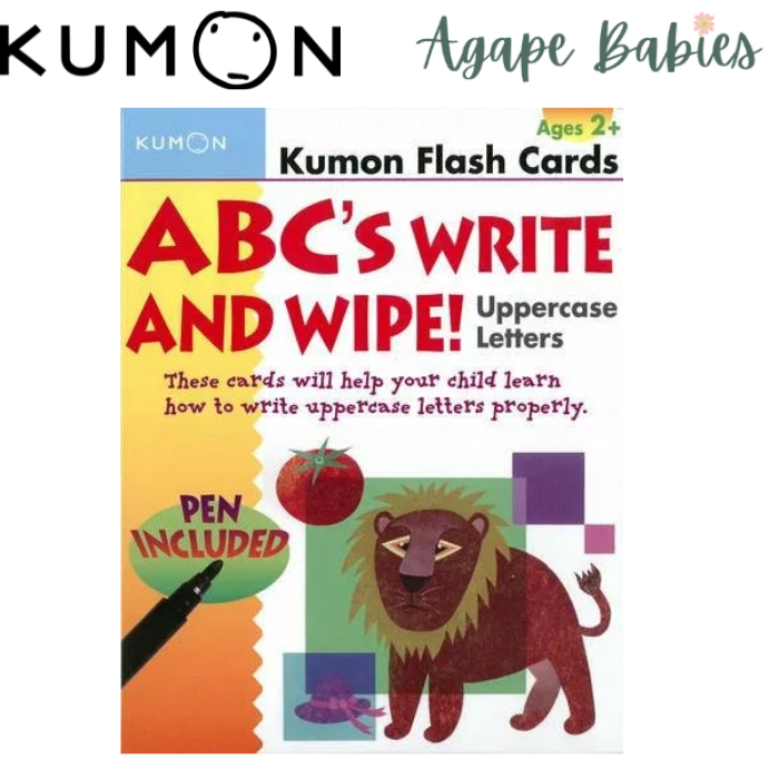 Kumon Flash Cards : ABC write and wipe : Uppercase