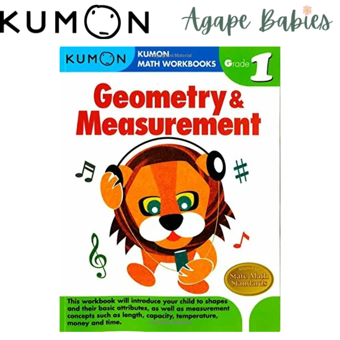 Kumon Grade 1 Math Workbook: Geometry & Measurement