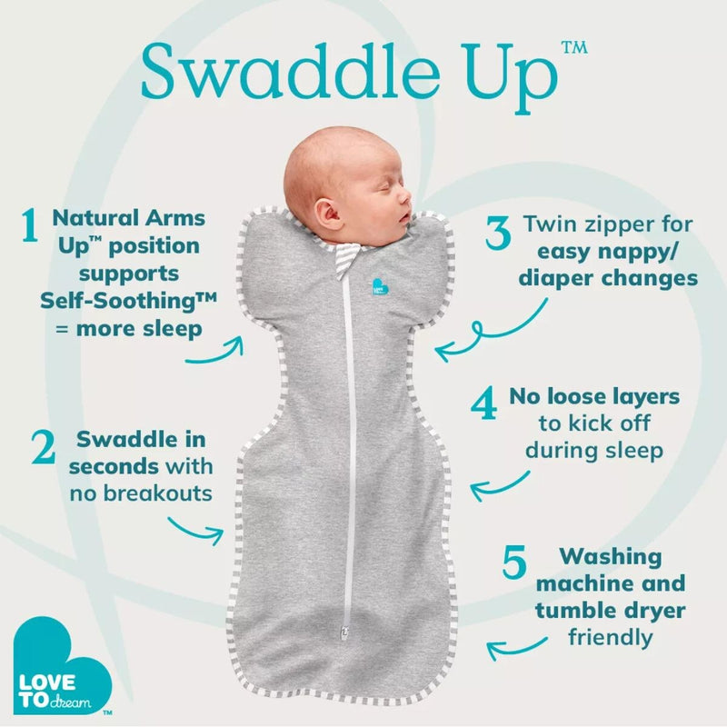 Love To Dream Swaddle UP Bamboo Lite 0.2 TOG - Olive