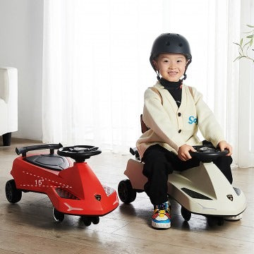 Lucky Baby Lamborghini Swing Car For Kids - 3 Colours