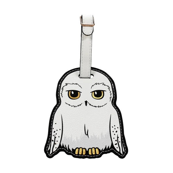 Travelmall Official Licensed Harry Potter PU Leather Luggage Tag - Hedwig