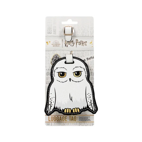 Travelmall Official Licensed Harry Potter PU Leather Luggage Tag - Hedwig