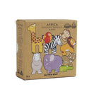 Le Toy Van Wooden Stacking Animals & Bag - Africa