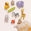 Le Toy Van Wooden Stacking Animals & Bag - Africa