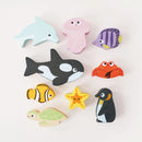 Le Toy Van Wooden Stacking Animals & Bag - Ocean Life