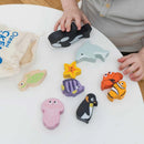 Le Toy Van Wooden Stacking Animals & Bag - Ocean Life