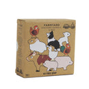 Le Toy Van Wooden Stacking Animals & Bag - Farmyard